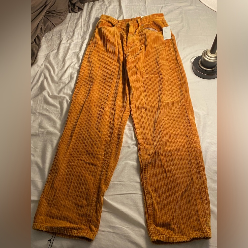 NWT BDG High Waisted Baggy Corduroy Pant Size 27